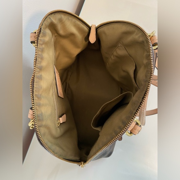 Coach Brown and Tan Shoulder Bag - Picture 5 of 10